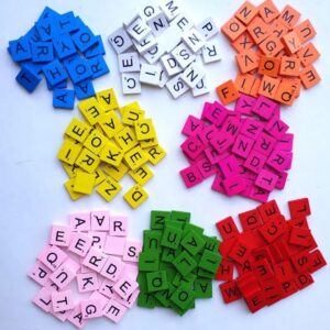 Wooden alphabets