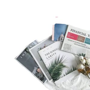 Photography prop magazine